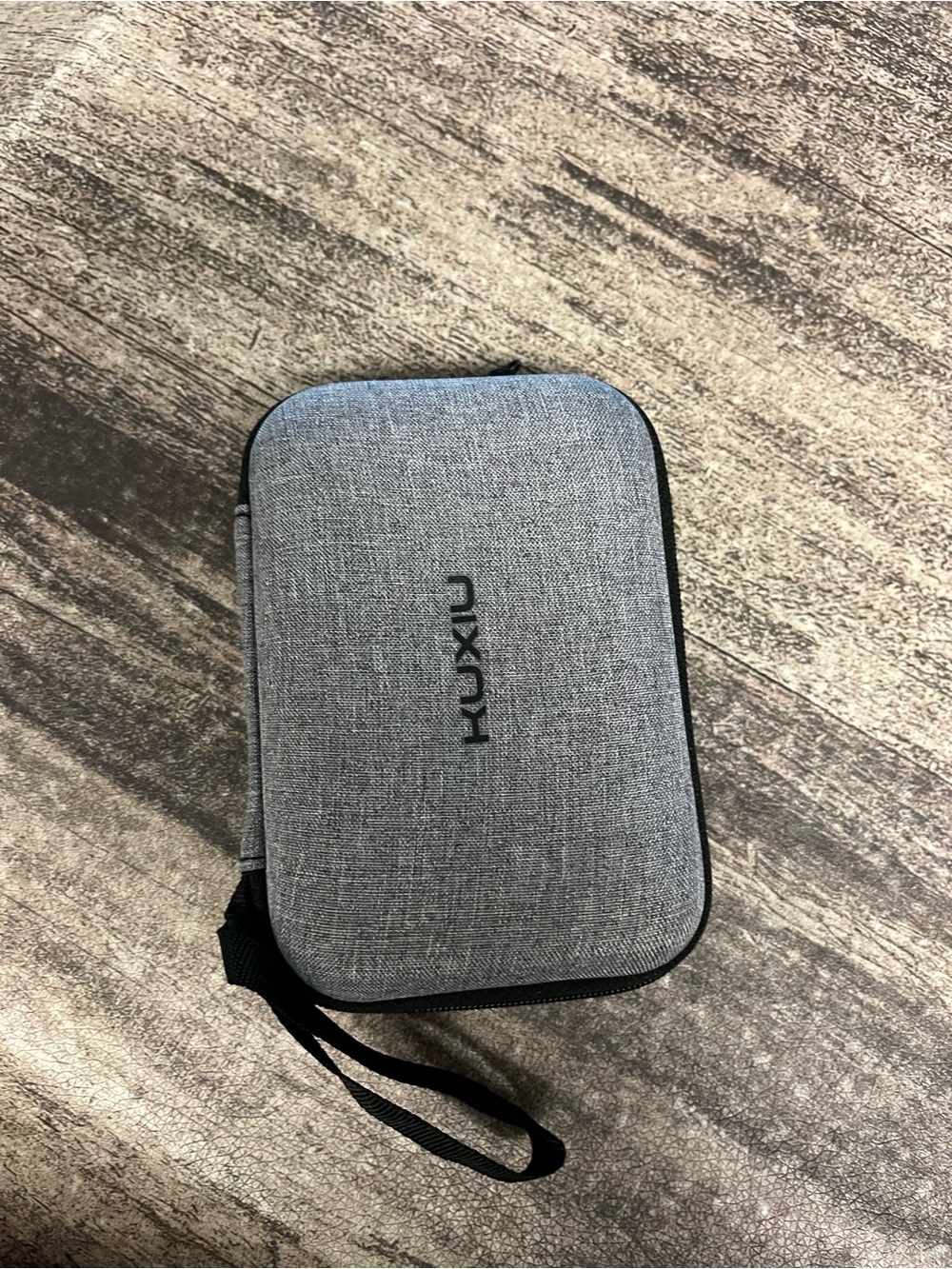 Portable Hard Case - Gray Carrying Case for Electronics